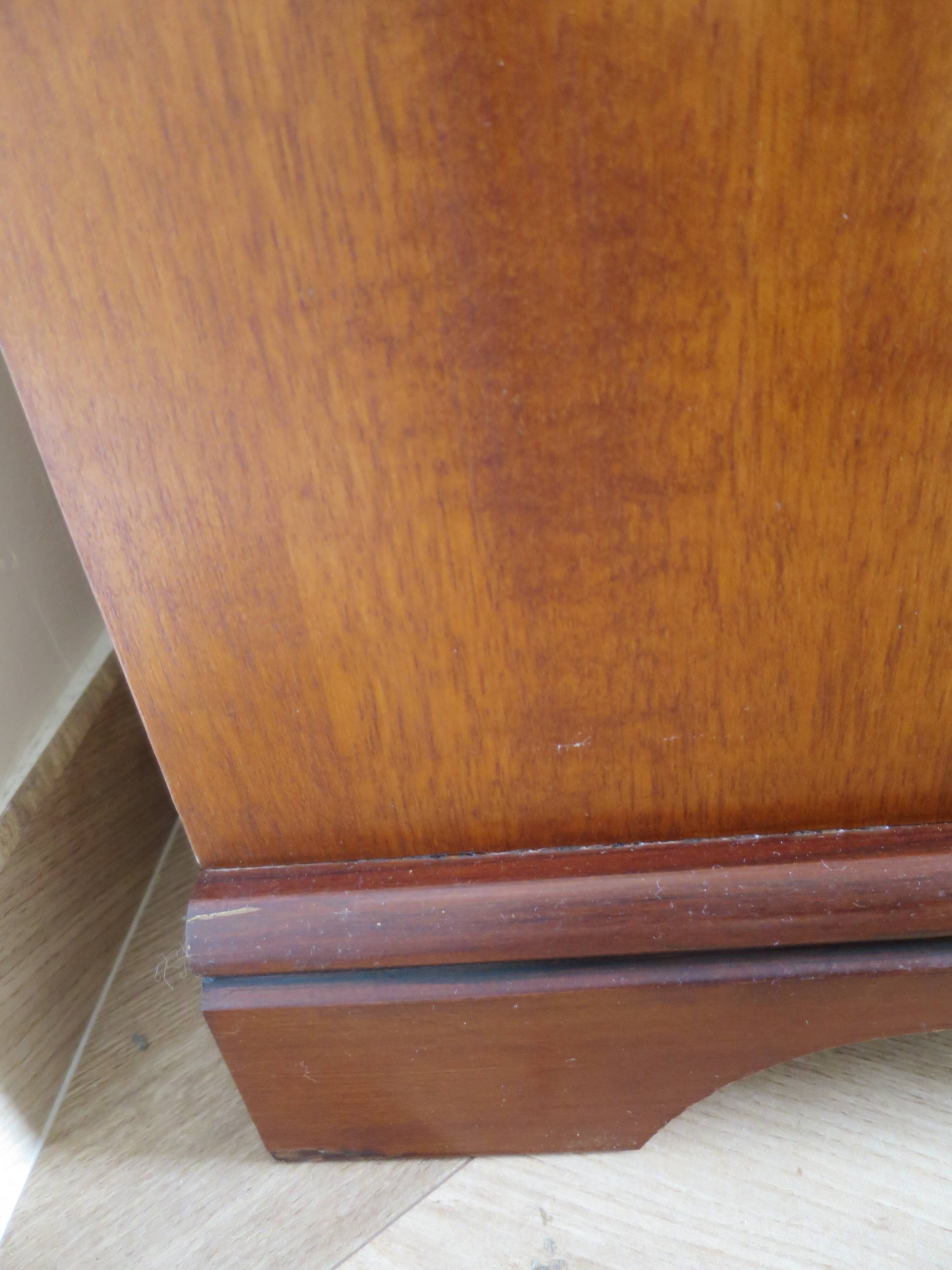 Louis Philippe style chest of drawers in cherry wood