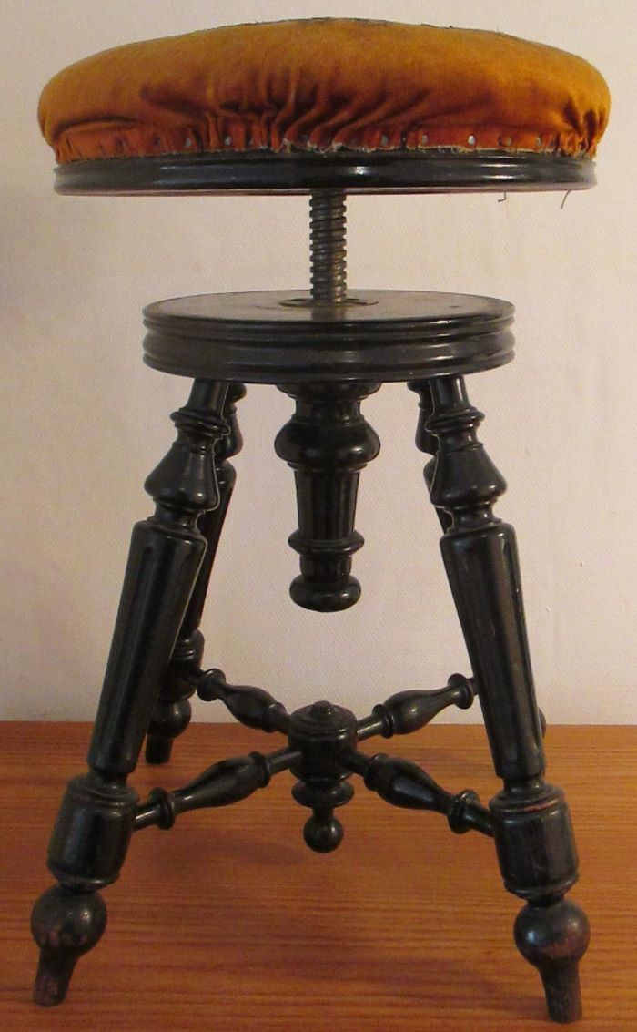 Napoleon III period piano stool