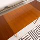 Vintage Scandinavian style dining table, side extensions