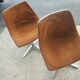 Set of 2 monohull and rotating chairs by Schweitzer for Lafargue S.A dated january 19