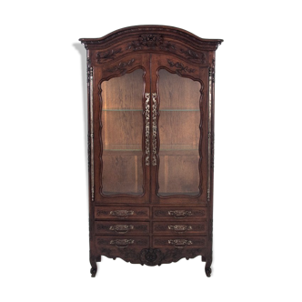 Glass-case cabinet, France, around 1880