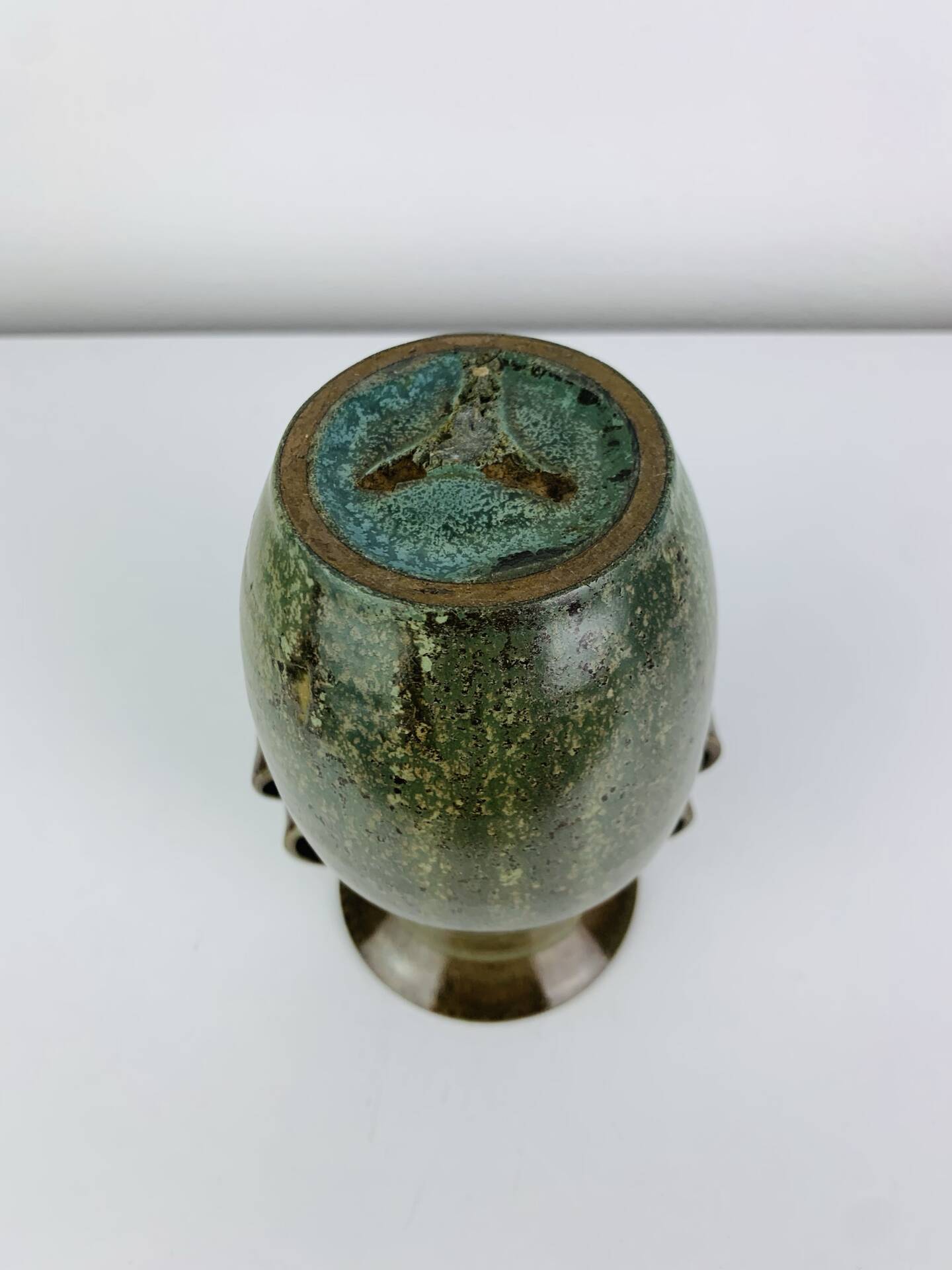 Vintage ceramic vase in Art Nouveau style