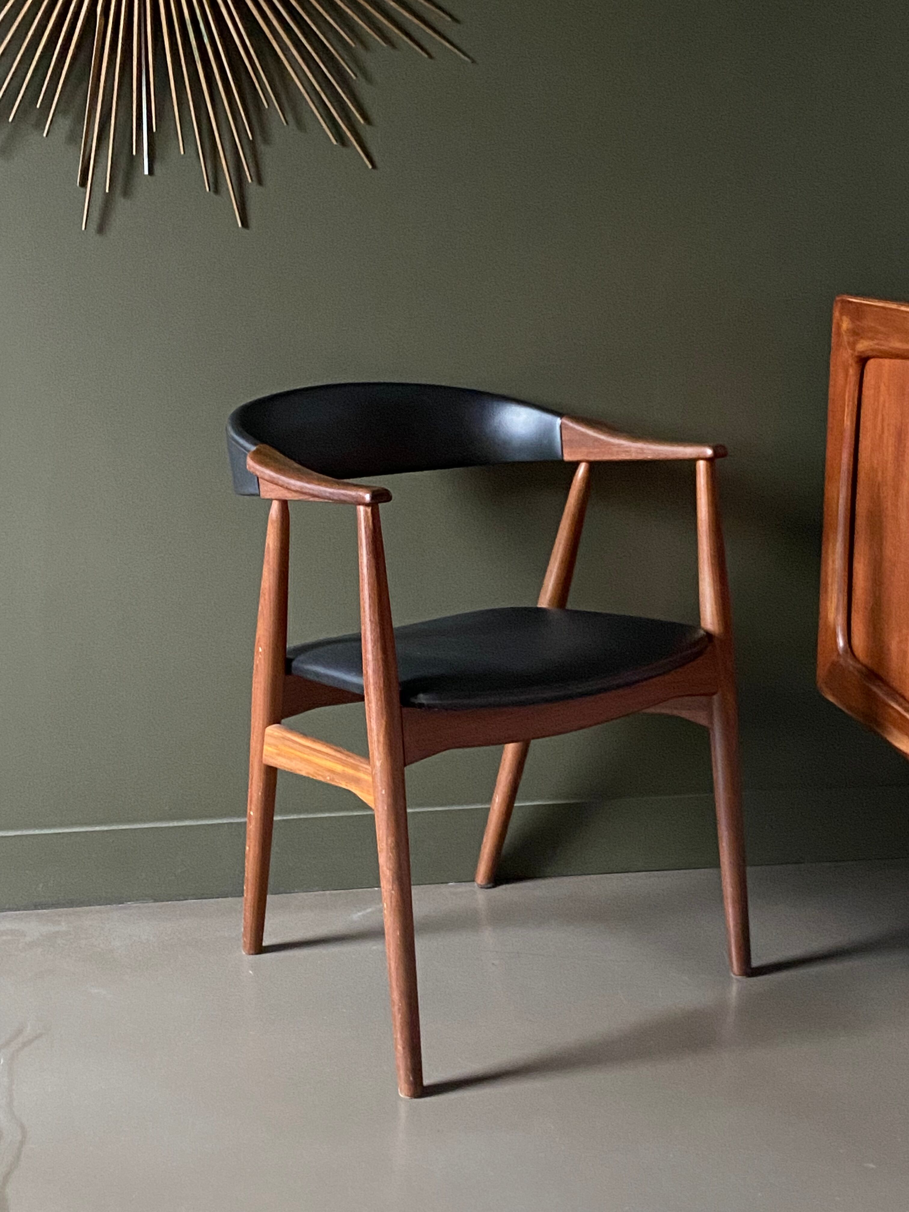 Mid-Century teak armchair by Thomas Harlev for Farstrup Furniture