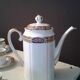 Service à café porcelaine fine art déco 21 pièces Limoges