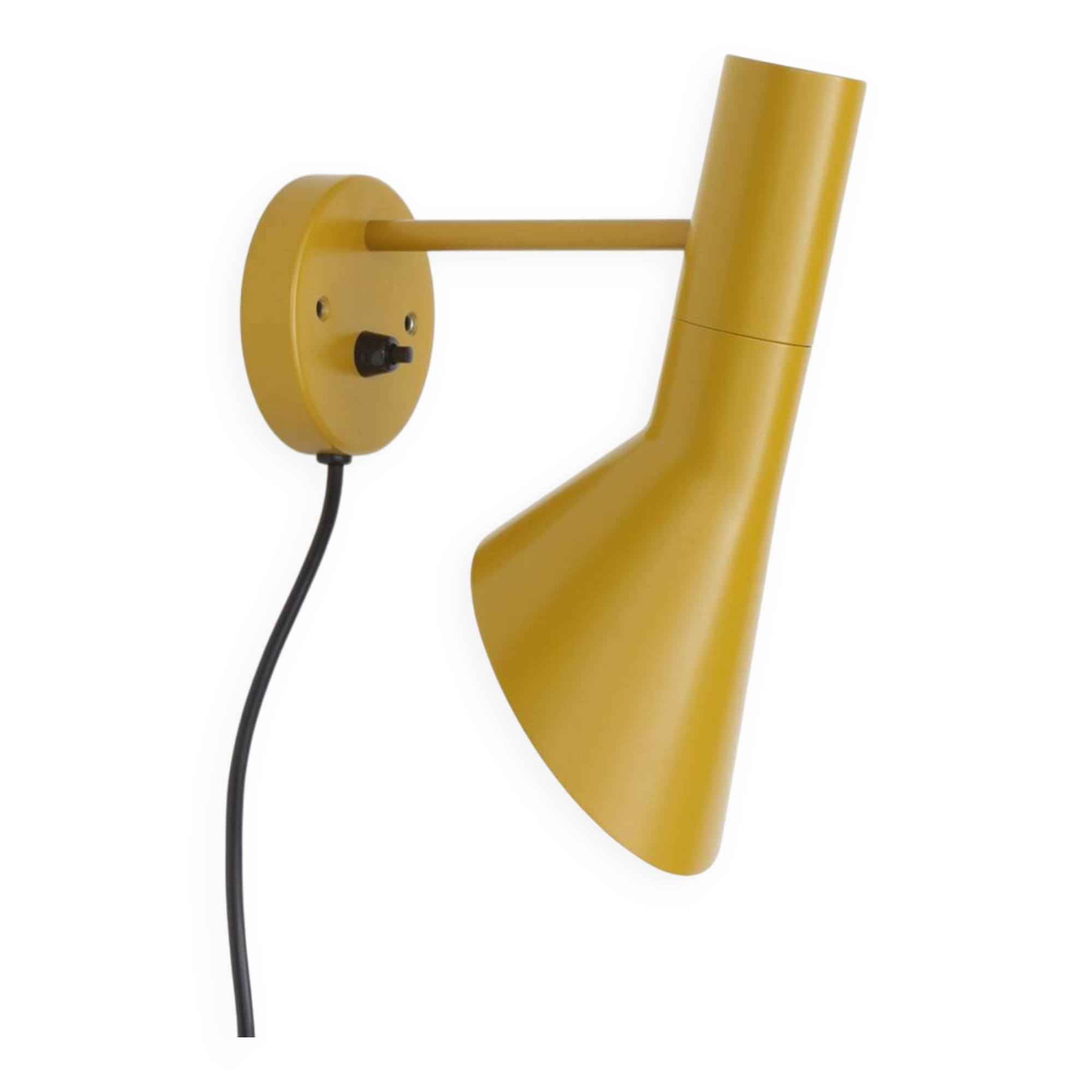 AJ wall lamp in yellow - Arne Jacobson