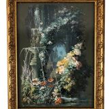 Augustus Bertrix. Pair of gouaches framed under glass dated 1854