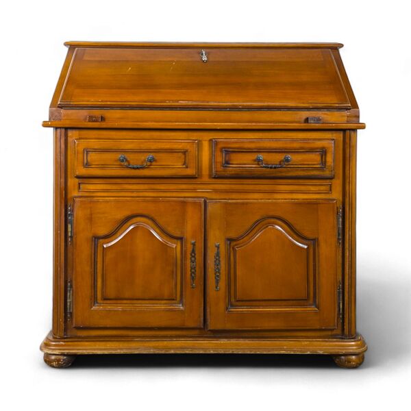 Bureau de pente en merisier