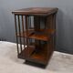 Rotating Mahogany Library, England – Mid 20th Century