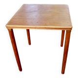 VINTAGE PARTOFTEN TEAK SIDE TABLE FOR MOBELFABRIKKEN DENMARK 1960s