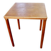 VINTAGE PARTOFTEN TEAK SIDE TABLE FOR MOBELFABRIKKEN DENMARK 1960s