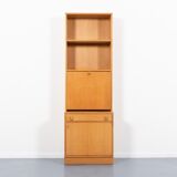 Swedish vintage bar cabinet in two parts in oak from the 1970s