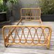 Rattan bed 50s