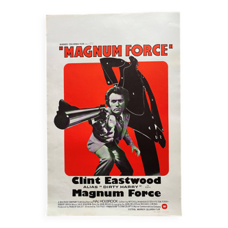 Affiche cinéma originale "Magnum Force" Clint Eastwood 37x55cm 1973