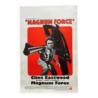 Original cinema poster "Magnum Force" Clint Eastwood 37x55cm 1973