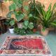 Turkish oushak rug 115x73 cm vintage carpet