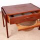 Vintage Danish sewing cabinet, known as "Travailleuse", teak and rattan from the 1960s.
