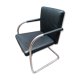 Fauteuil Antonio Citterio cuir et acier chromé édition Vitra
