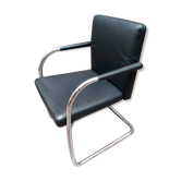 Antonio Citterio armchair leather and chromed steel Vitra edition