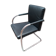 Fauteuil Antonio Citterio cuir et acier chromé édition Vitra