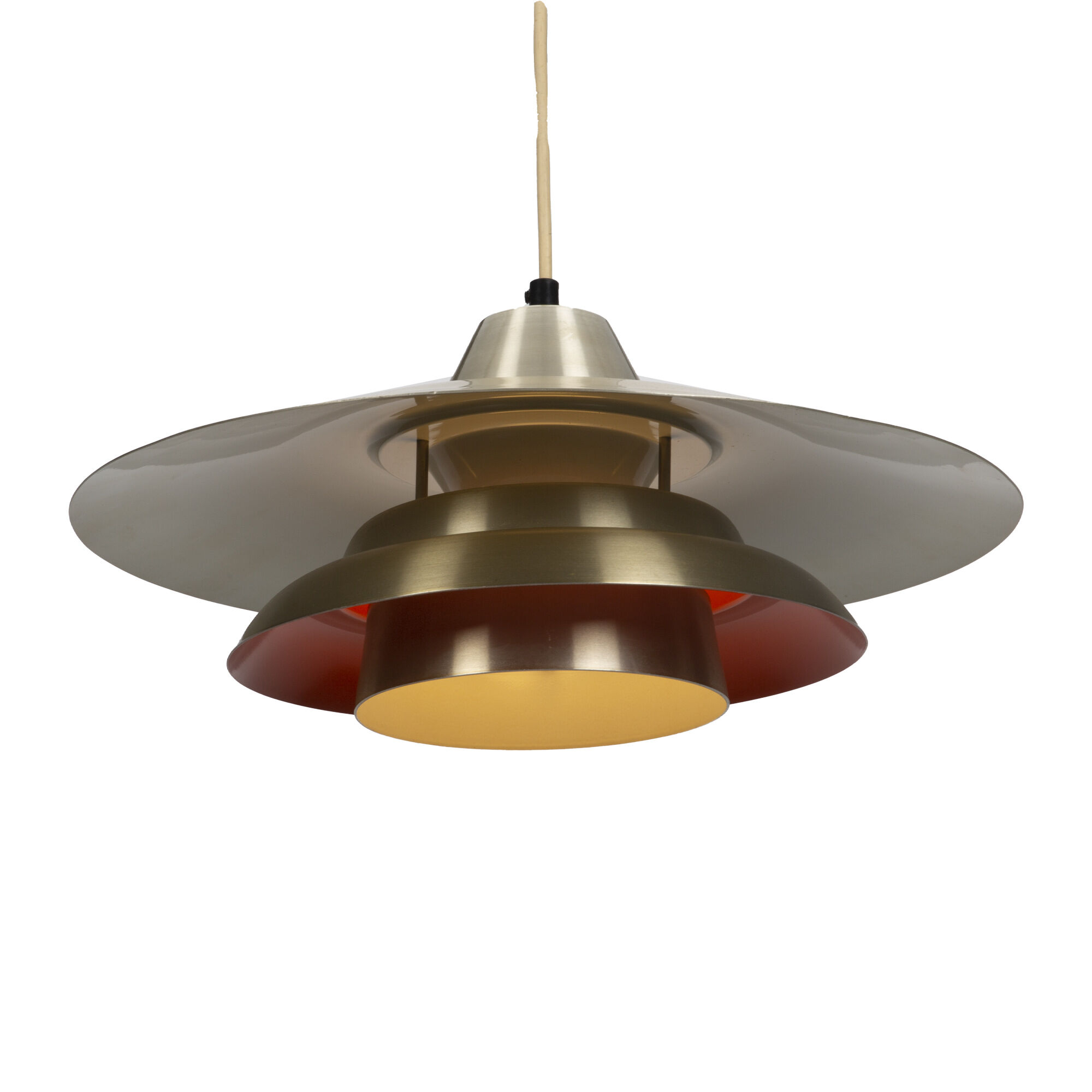 Suspension en laiton danois vintage