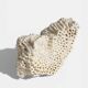 Sculptural White Coral Fossil, Organic Modern Decor from South Asia