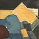 Swedish Oil on Canvas – “Abstract Composition” – Dated 1966 – Vintage