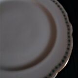 Porcelain entremet dish of Paris old Paris green décor XIXth