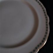 Porcelain entremet dish of Paris old Paris green décor XIXth
