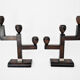 Art Deco candlestick set