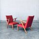 Set of Dutch Lounge Chairs, 1950s