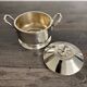 Antique silver-plated sugar bowl