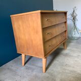 Vintage chest of drawers with wing drawers