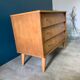 Vintage chest of drawers with wing drawers
