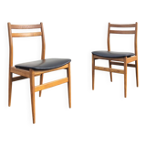 Pair of Scandinavian design chairs, 1960