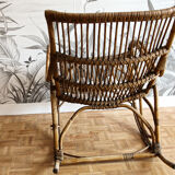 Rattan rocking chair