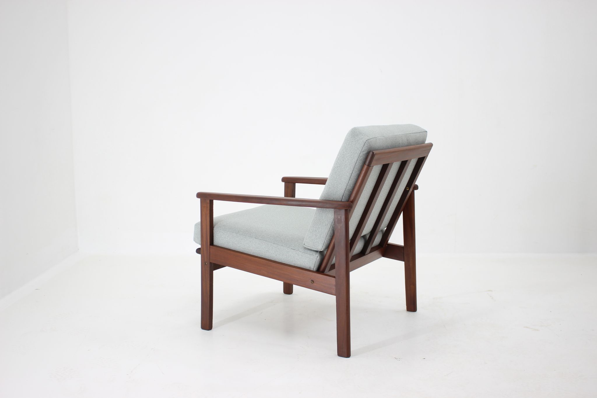 Fauteuil en hêtre danois des années 1960
