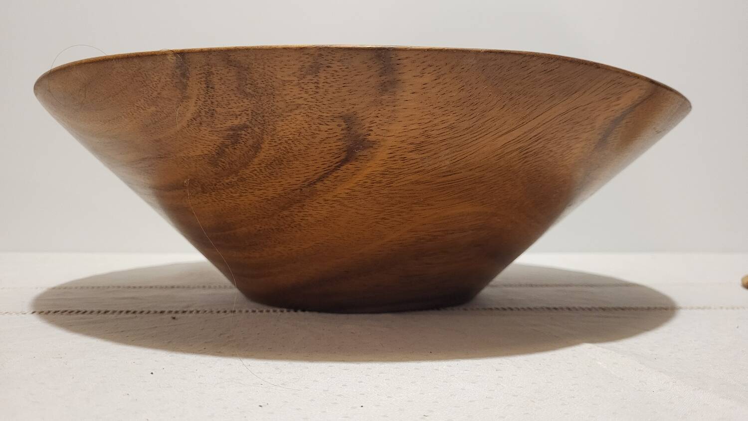 Exotic wood salad bowl