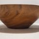 Exotic wood salad bowl