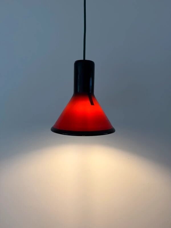 Vintage Holmegaard P&T pendant - Michael Bang - handmade glass lamp