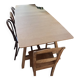 Solid wood dining table AMPM x Gallina