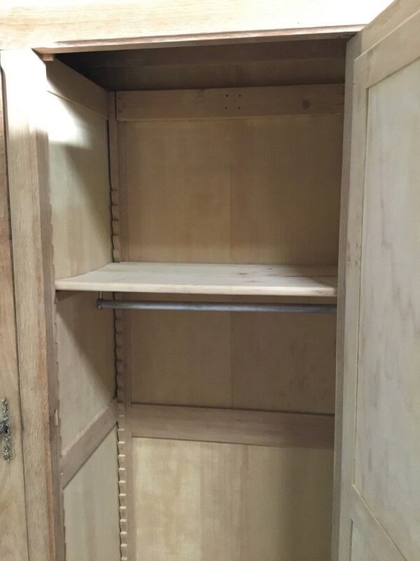 Raw wood hotel cabinet