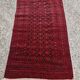 Vintage Baluch carpet handmade from natural wool, Afghanistan 1960.