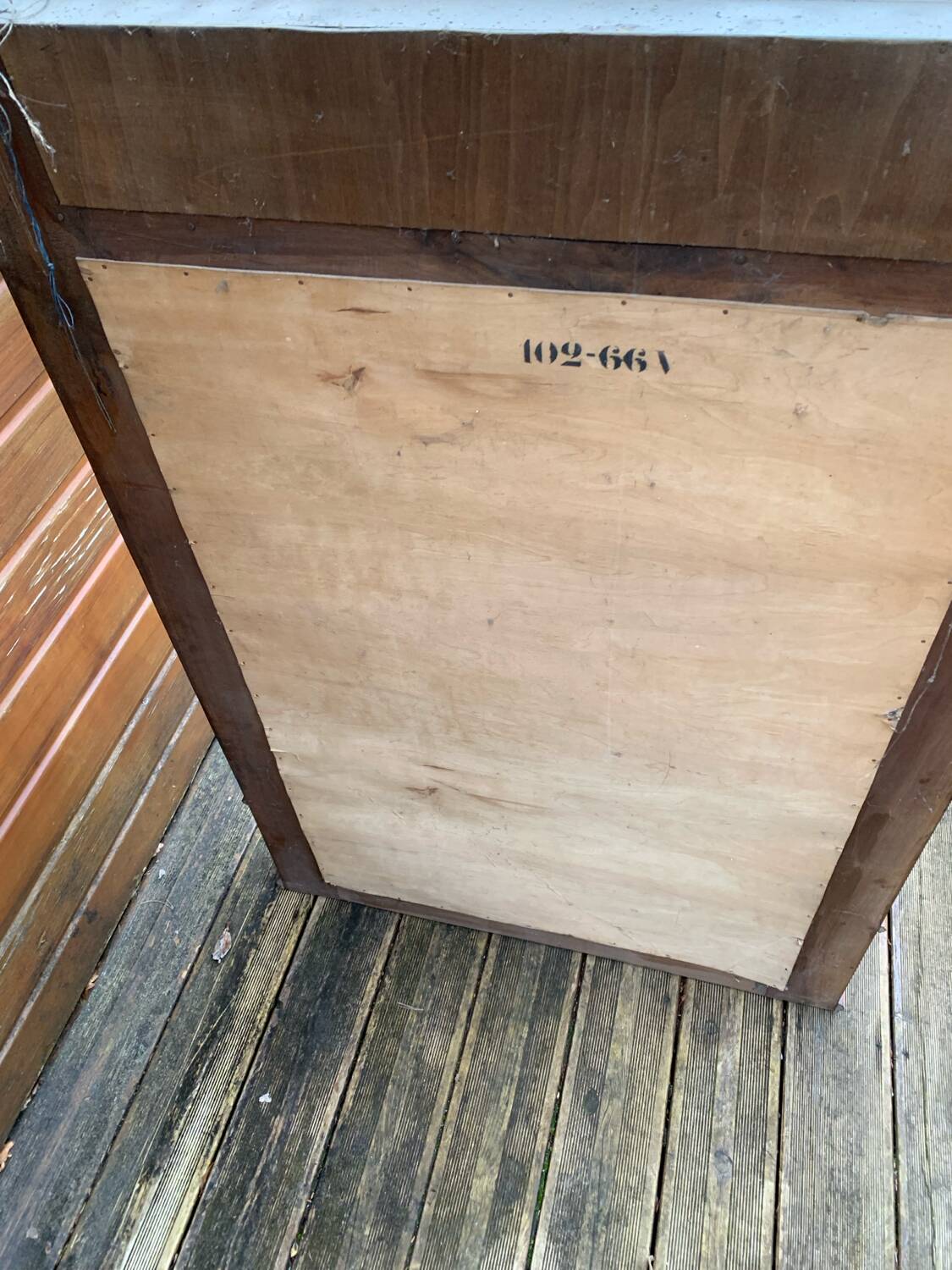 Louis XV style mirror/overmantel, 1950s