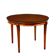 Table in solid beech, mahogany veneer and glass, Italy, 1950s.