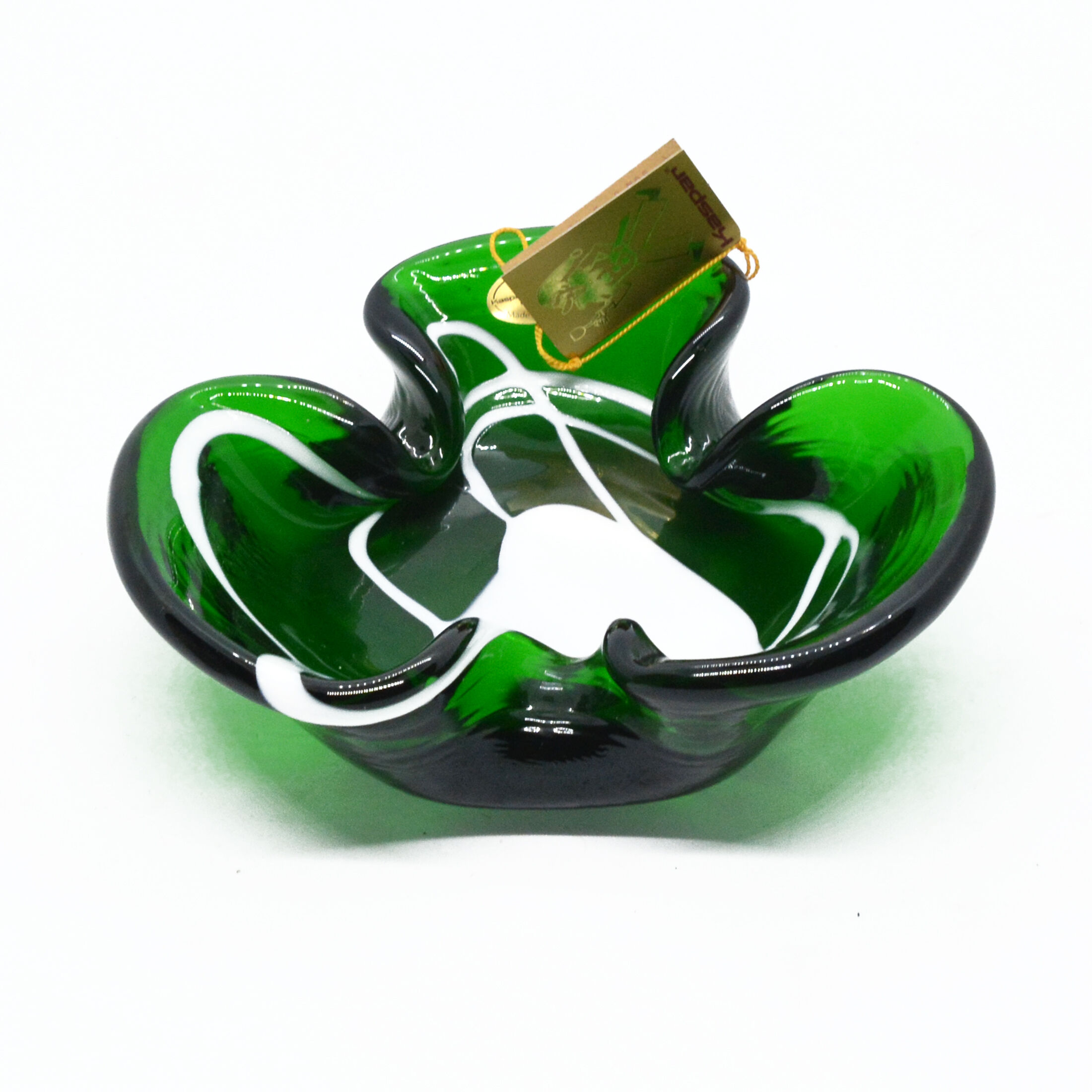 Kaspar Single Art glass ashtray, Germany 1970s