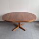 Table à manger Baumann 1960 extensible 114 à 167 cm rallonges intégrées