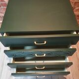 Chest of drawers 1960s renovated green