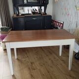 Farmhouse table with extensions
