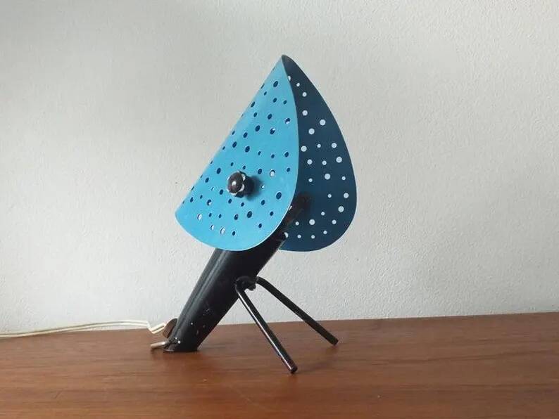 Midcentury Table Lamp by Ernst Igl for Hillebrand, 1950s