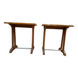 Vintage wooden bistro table